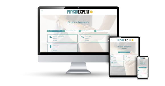 Online booking system demo for physiotherapist